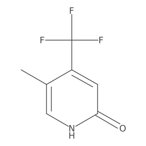 2(1H)-Pyridinone, 5-methyl-4-(trifluoromethyl)-结构式