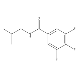3,4,5-trifluoro-N-(2-methylpropyl)benzamide结构式