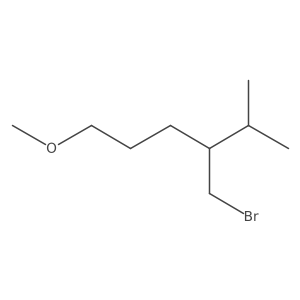 4-(Bromomethyl)-1-methoxy-5-methylhexane结构式