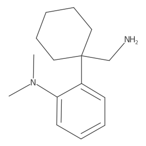 2-[1-(aminomethyl)cyclohexyl]-N,N-dimethylaniline Structure