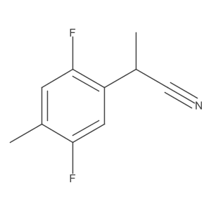 2-(2,5-Difluoro-4-methylphenyl)propanenitrile结构式