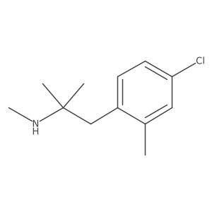 [1-(4-Chloro-2-methylphenyl)-2-methylpropan-2-yl](methyl)amine结构式