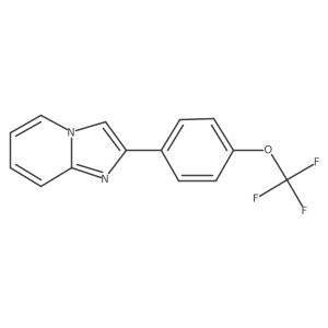 2-[4-(Trifluoromethoxy)phenyl]imidazo[1,2-a]pyridine结构式