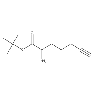 Tert-butyl 2-aminohept-6-ynoate结构式