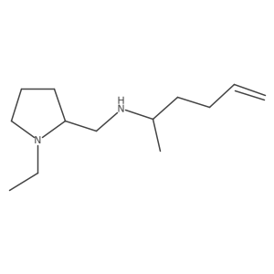 [(1-Ethylpyrrolidin-2-yl)methyl](hex-5-en-2-yl)amine Structure