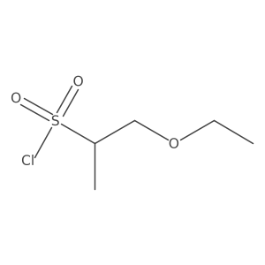 1-Ethoxypropane-2-sulfonyl chloride Structure