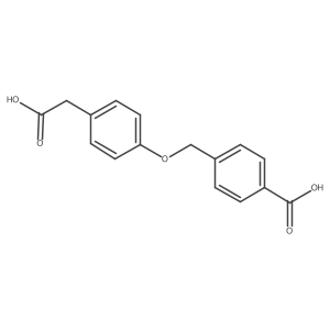 4-((4-(Carboxymethyl)phenoxy)methyl)benzoic acid结构式
