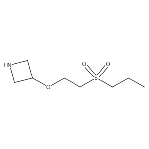 3-[2-(Propane-1-sulfonyl)ethoxy]azetidine结构式