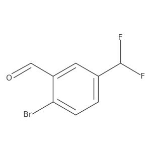 2-Bromo-5-(difluoromethyl)benzaldehyde Structure