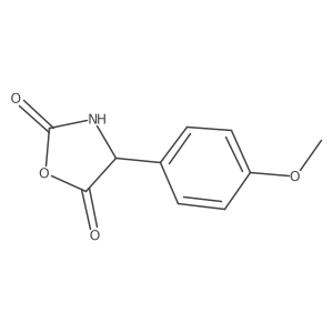 4-(4-Methoxyphenyl)oxazolidine-2,5-dione结构式