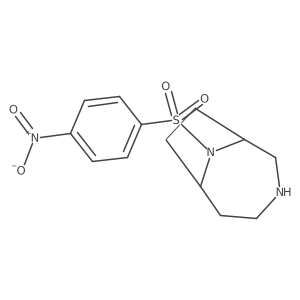 9-(4-Nitrobenzenesulfonyl)-3,9-diazabicyclo[4.2.1]nonane结构式