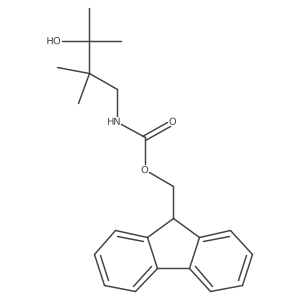 (9H-fluoren-9-yl)methyl N-(3-hydroxy-2,2,3-trimethylbutyl)carbamate Structure
