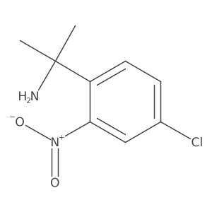 2-(4-Chloro-2-nitrophenyl)propan-2-amine Structure