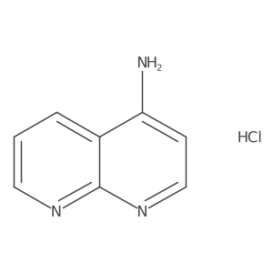 1,8-Naphthyridin-4-amine hydrochloride Structure