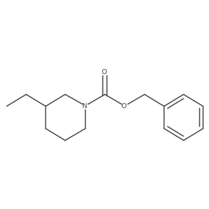 Benzyl 3-ethylpiperidine-1-carboxylate Structure
