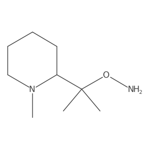 O-[2-(1-methylpiperidin-2-yl)propan-2-yl]hydroxylamine Structure