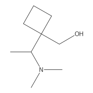 (1-(1-(Dimethylamino)ethyl)cyclobutyl)methanol Structure