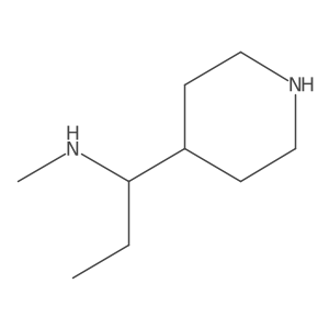 Methyl[1-(piperidin-4-yl)propyl]amine Structure