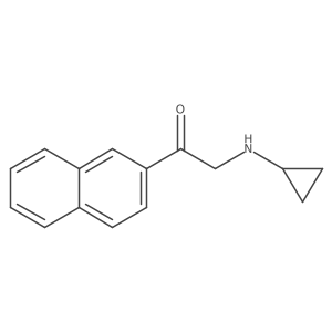 2-(Cyclopropylamino)-1-(2-naphthalenyl)ethanone结构式