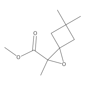 Methyl 2,5,5-trimethyl-1-oxaspiro[2.3]hexane-2-carboxylate结构式