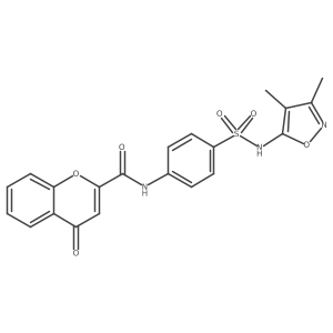 N-{4-[(3,4-dimethyl-1,2-oxazol-5-yl)sulfamoyl]phenyl}-4-oxo-4H-chromene-2-carboxamide Structure