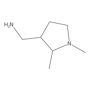 ((2R,3S)-1,2-Dimethylpyrrolidin-3-yl)methanamine结构式