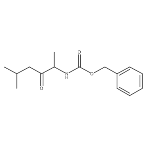 benzyl N-(5-methyl-3-oxohexan-2-yl)carbamate结构式