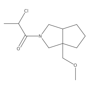 2-chloro-1-(3a-(methoxymethyl)hexahydrocyclopenta[c]pyrrol-2(1H)-yl)propan-1-one Structure