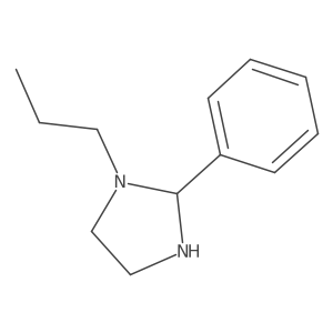 2-Phenyl-1-propylimidazolidine结构式