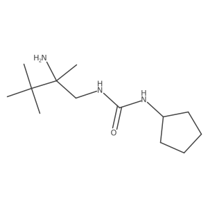3-(2-Amino-2,3,3-trimethylbutyl)-1-cyclopentylurea Structure