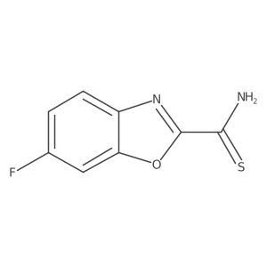 6-Fluoro-1,3-benzoxazole-2-carbothioamide结构式
