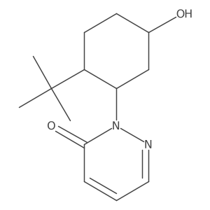 2-(2-Tert-butyl-5-hydroxycyclohexyl)-2,3-dihydropyridazin-3-one结构式