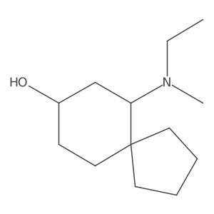 6-[Ethyl(methyl)amino]spiro[4.5]decan-8-ol Structure