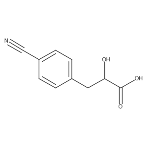 3-(4-Cyanophenyl)-2-hydroxypropanoic acid结构式