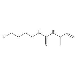 1-(But-3-en-2-yl)-3-(4-hydroxybutyl)thiourea结构式