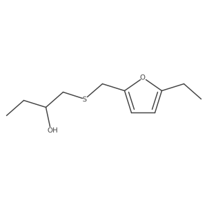 (2R)-1-{[(5-ethylfuran-2-yl)methyl]sulfanyl}butan-2-ol结构式