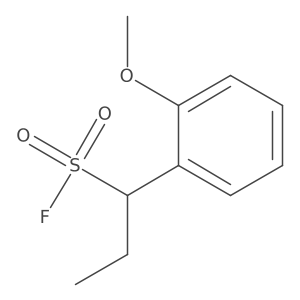 1-(2-Methoxyphenyl)propane-1-sulfonyl fluoride结构式