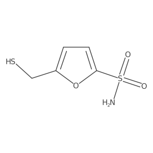 5-(Sulfanylmethyl)furan-2-sulfonamide Structure