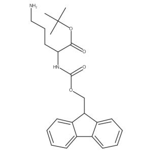 NA-Fmoc-L-ornithine tert-butyl ester Structure