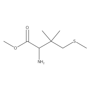 Methyl 2-amino-3,3-dimethyl-4-(methylsulfanyl)butanoate Structure