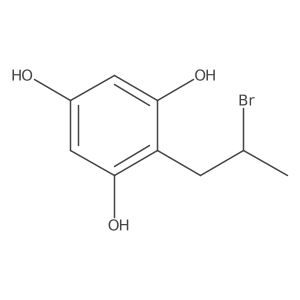 2-(2-Bromopropyl)benzene-1,3,5-triol结构式