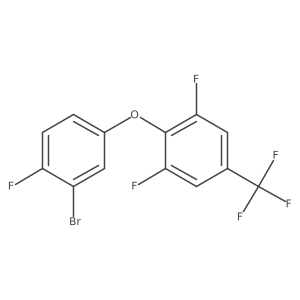 2-(3-Bromo-4-fluoro-phenoxy)-1,3-difluoro-5-(trifluoromethyl)benzene Structure