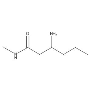(3R)-3-amino-N-methylhexanamide Structure