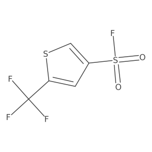 5-(Trifluoromethyl)thiophene-3-sulfonyl fluoride Structure