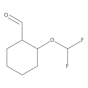 2-(Difluoromethoxy)cyclohexane-1-carbaldehyde结构式