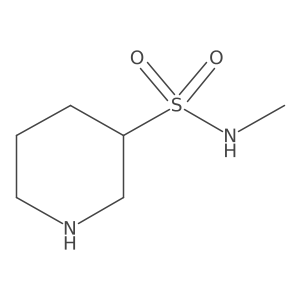 (S)-N-Methylpiperidine-3-sulfonamide结构式
