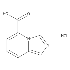 Imidazo[1,5-a]pyridine-5-carboxylicacidhydrochloride结构式
