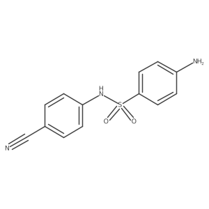 N1-(4-Cyanophenyl)sulfanilamide Structure