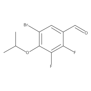 5-Bromo-2,3-difluoro-4-isopropoxybenzaldehyde Structure