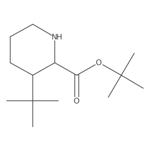 tert-butyl (2R,3R)-3-tert-butylpiperidine-2-carboxylate Structure